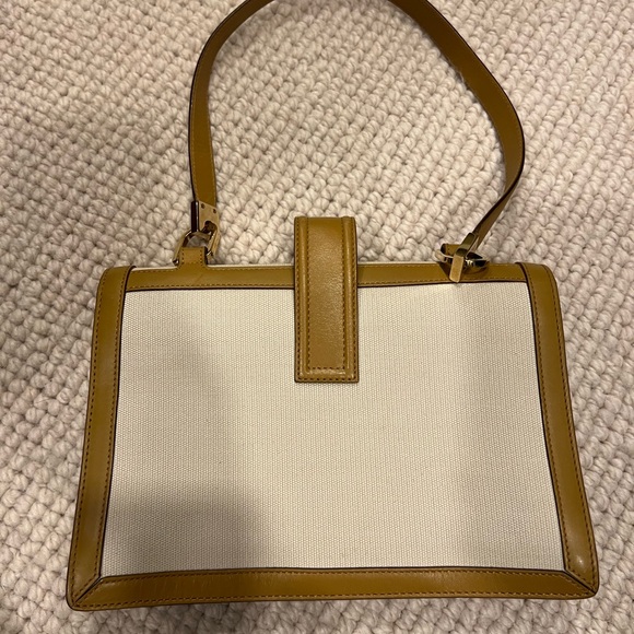 Gucci Calfskin and Canvas G Shoulder Bag - Picture 3 of 9